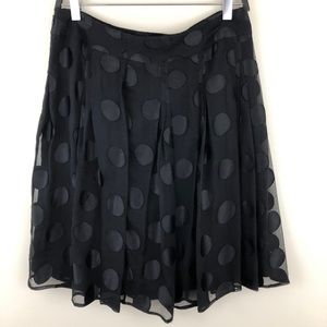 DKNYC Black Polka Dot Skirt
